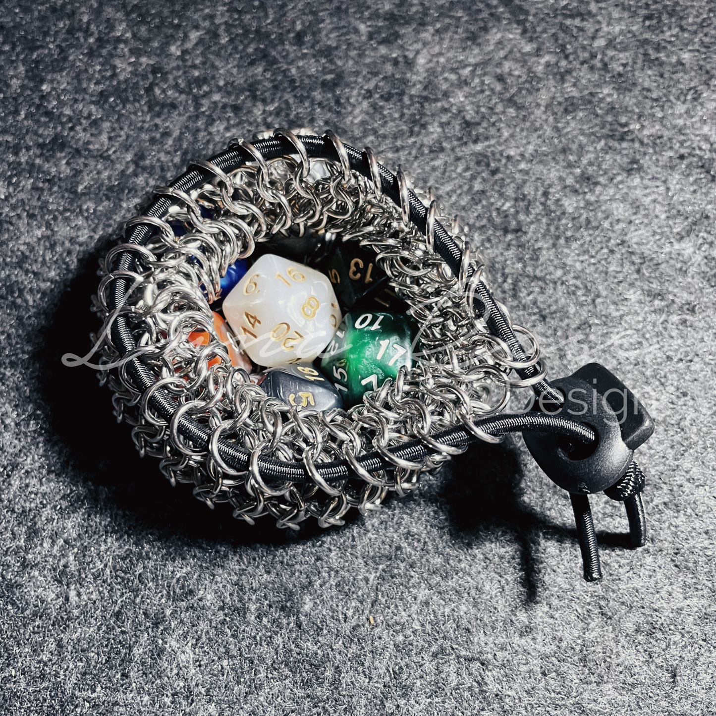 Dice Bag - Stainless Steel