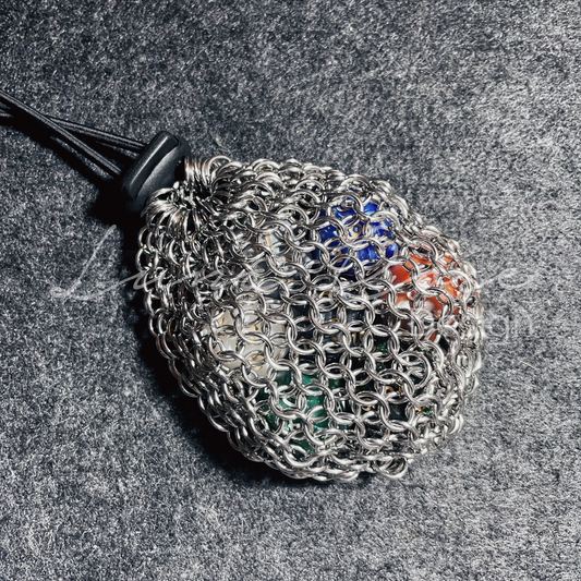 Dice Bag - Stainless Steel