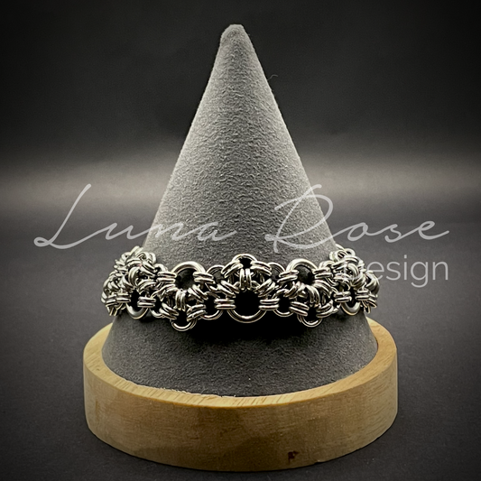 Stepping Stones Stainless Steel Bracelet