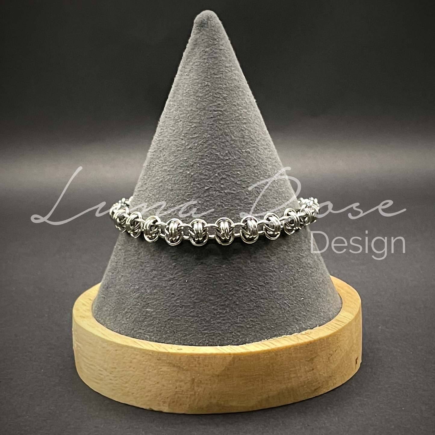 Thin Barrel Stainless Steel Bracelet