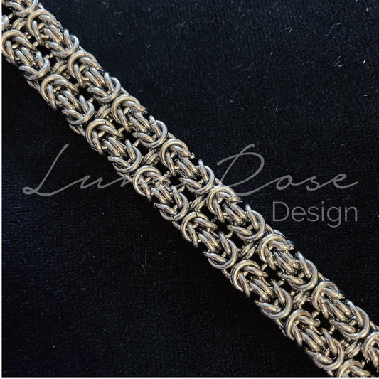 Byzantine Band Stainless Steel Bracelet