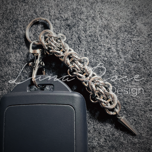 Chunky Stainless Steel Keyring
