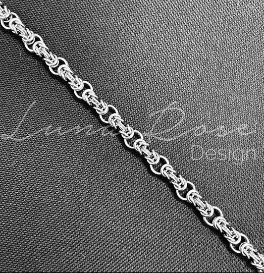 Byzantine Charm Stainless Steel Necklace