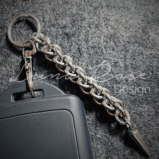 Chunky JPL Stainless Steel Keyring