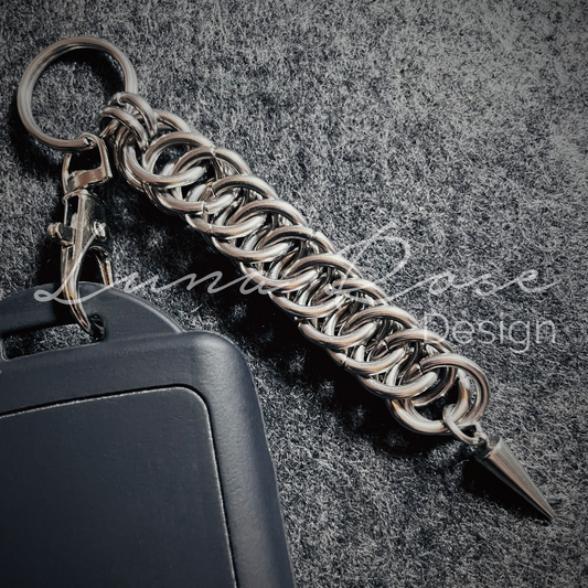 Chunky HP4-1 Stainless Steel Keyring