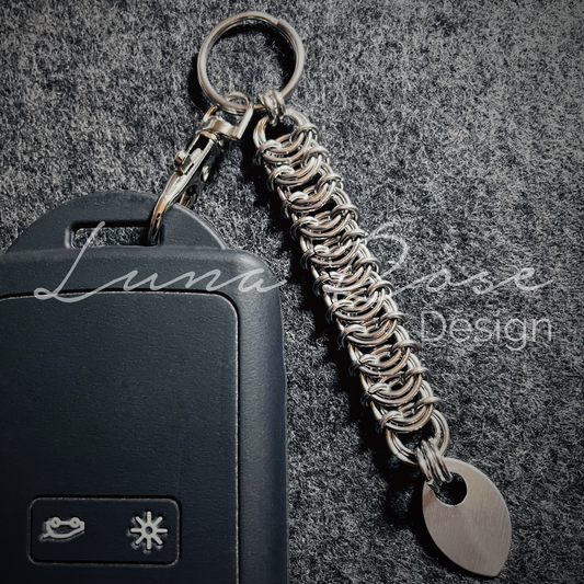 Vertebrae Stainless Steel Keyring