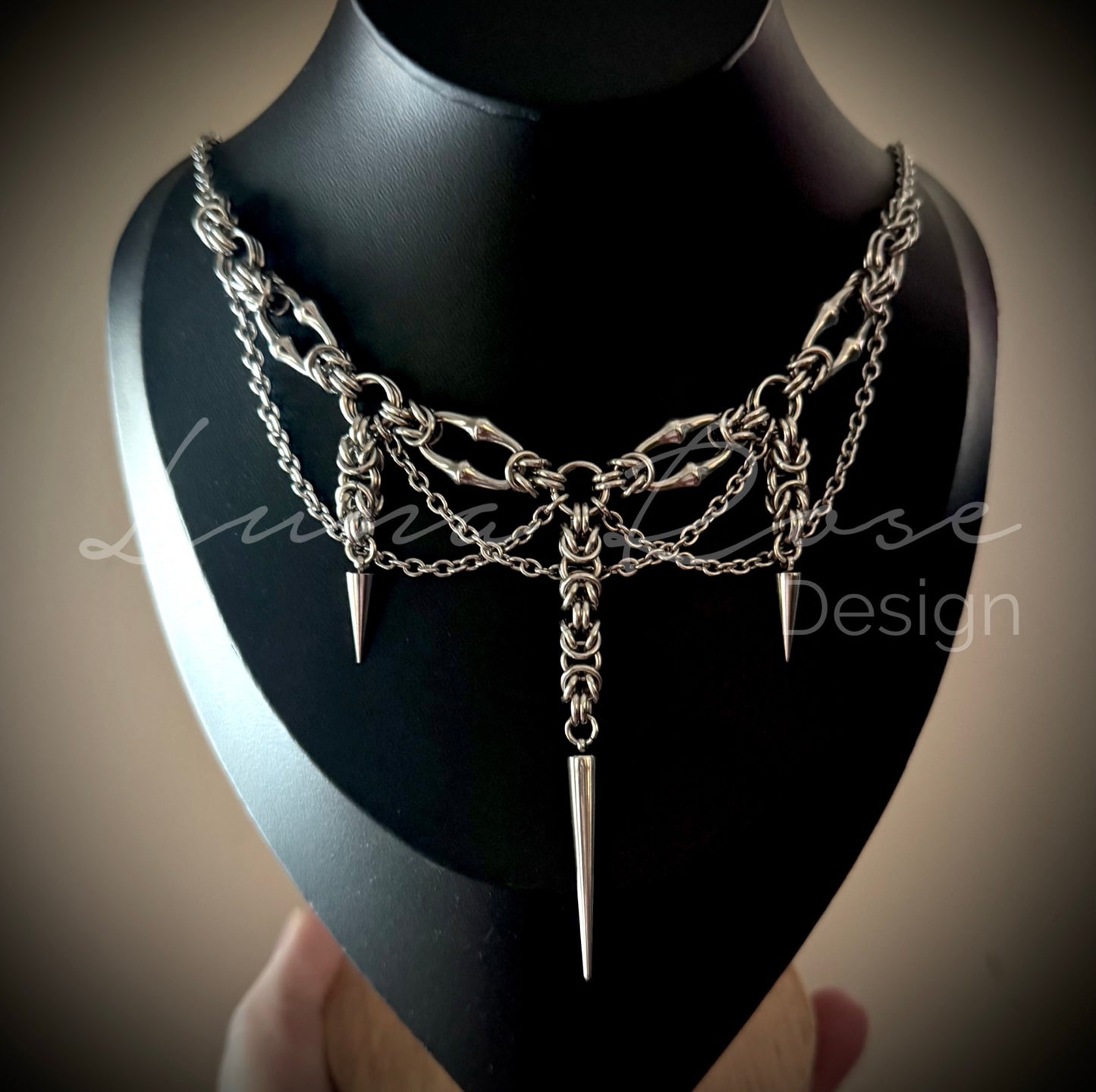 Akasha, Stainless Steel Necklace